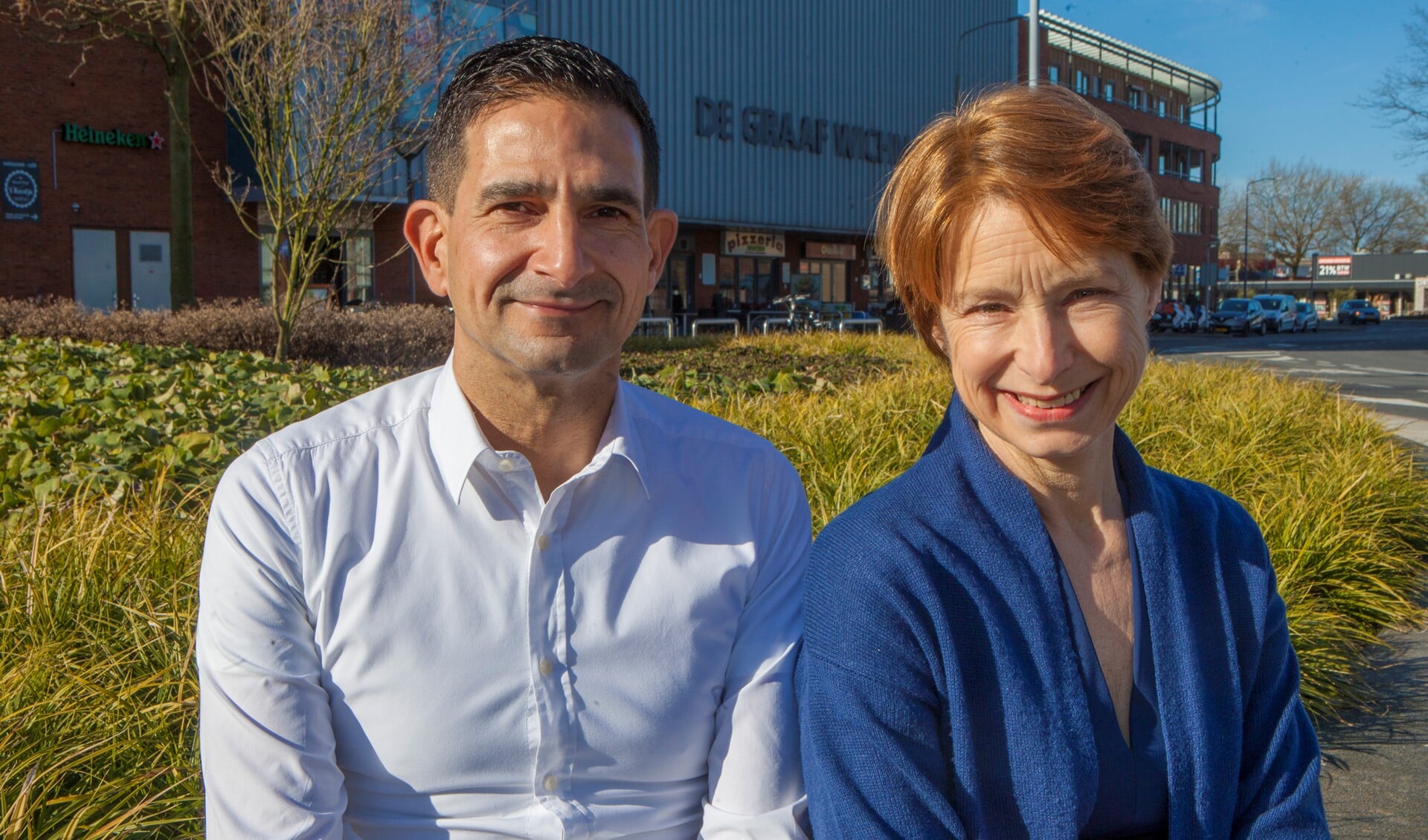 Maarten Hoelscher (PvdA) en Karin Rienstra (GroenLinks) waren bij de vorige verkiezingen de lijsttrekkers.