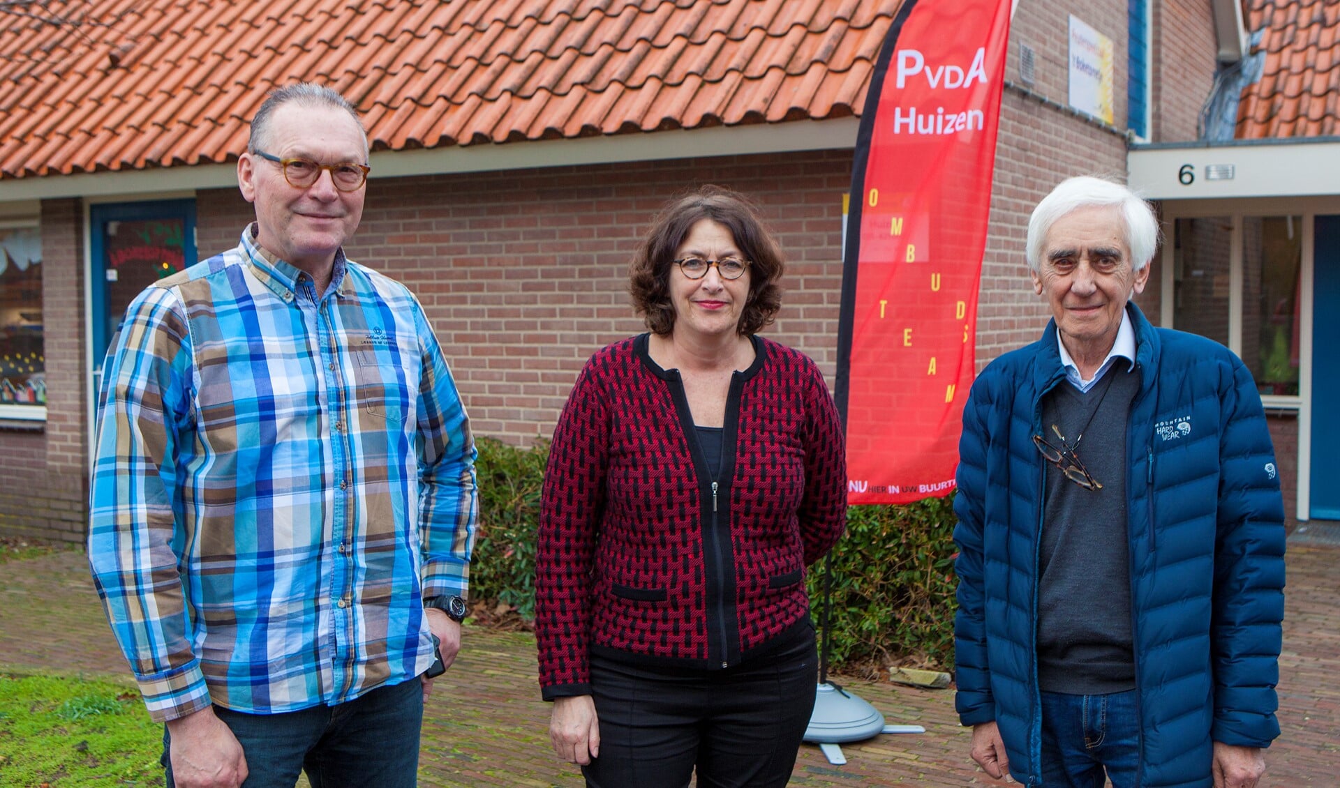 Stef van der Pas, Margot Leeuwin en Aad Bartelds van het Ombudsteam van de PvdA.