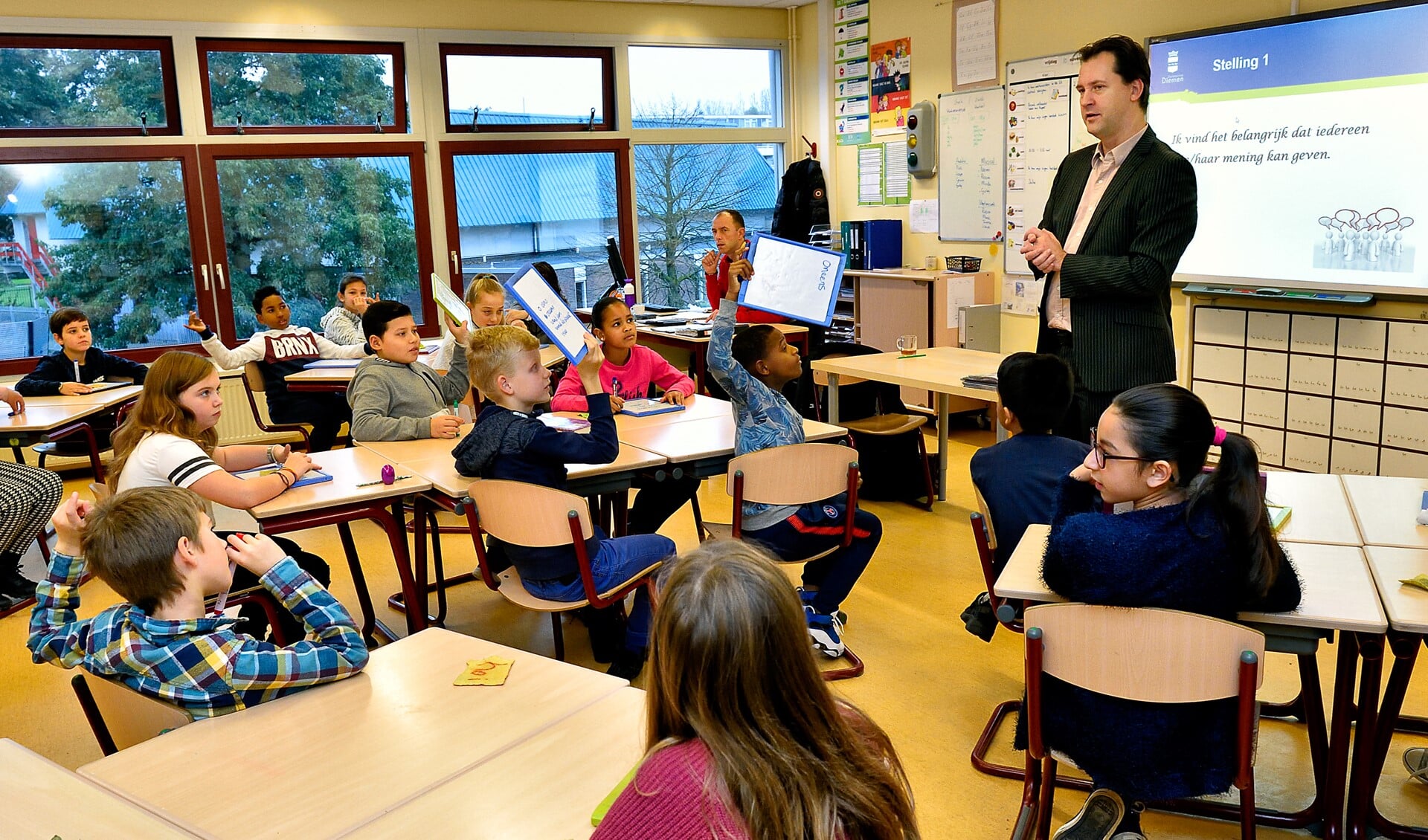 Jeroen Klaasse: 'D66 heeft zich enorm ingezet voor de komst van een middelbare school.'