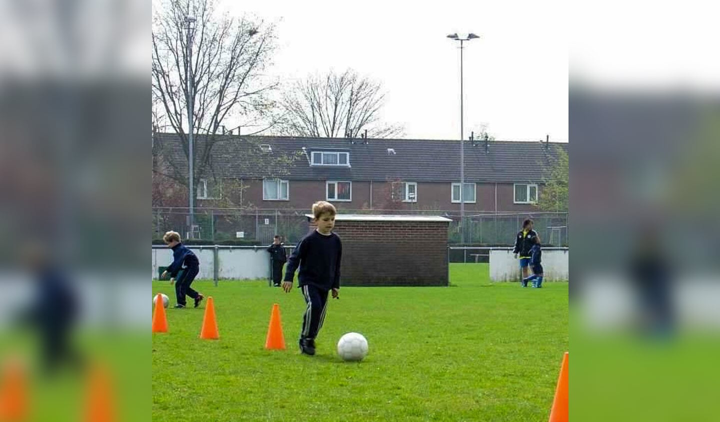 De latere Oranje-debutant bleek al snel talent te hebben.