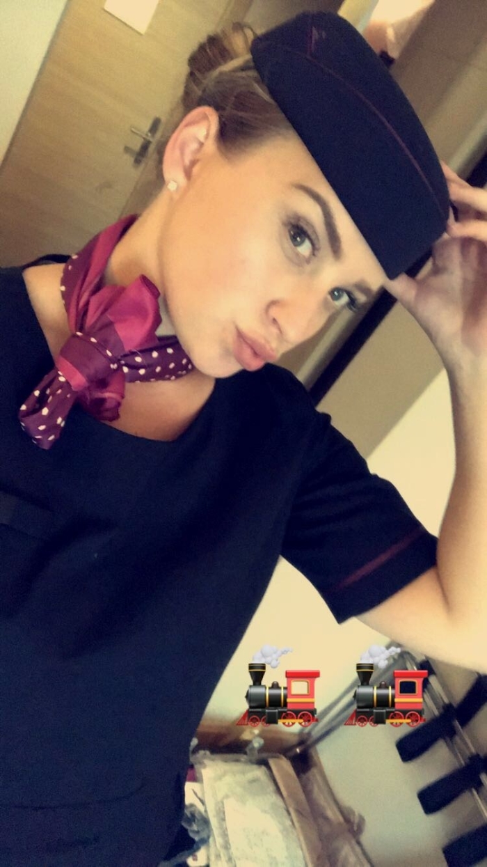 Dit ben ik in mijn Thalys uniform.