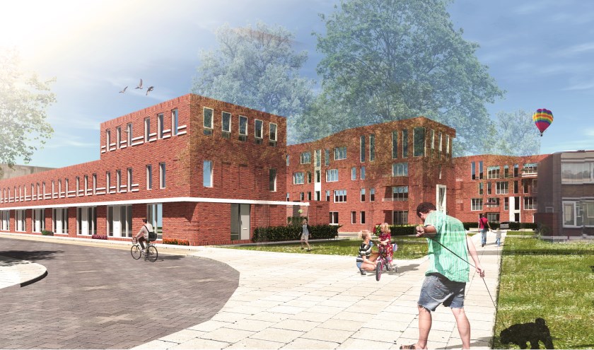 Plan voor 88 woningen, waarvan 66 voor jongeren.