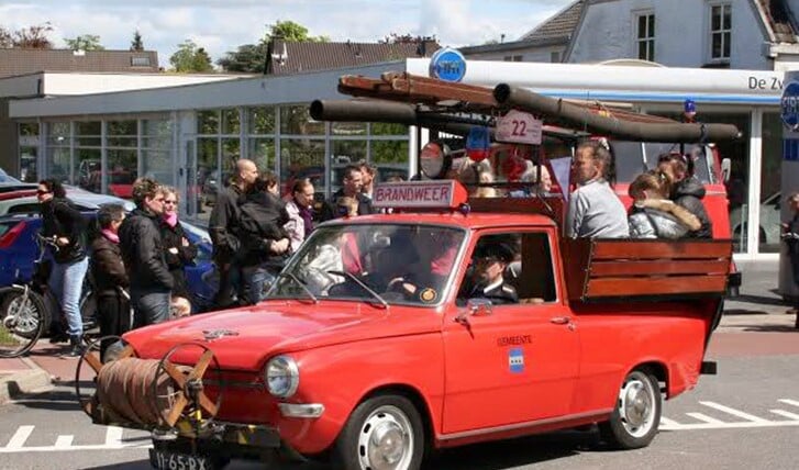 Het Diemense brandweerdafje dat speciaal werd gemaakt ter gelegenheid van het 50-jarig bestaan van de vereniging Vrijwillige Brandweer Diemen 'In Aller Belang' in 1978.
