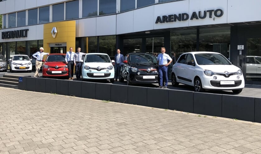 Joop van der Sluis, Erik Speets, Tim Ruijter, Arne van der Noord, Paul Heijnen (van links naar rechts)