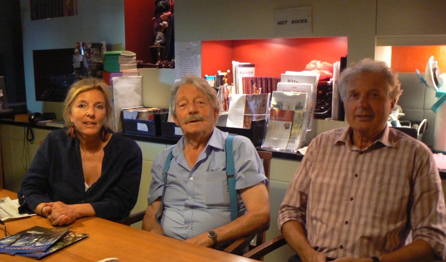 V.l.n.r.: Ingeborg Capitain, Bep de Boer en Gerard Morsink.