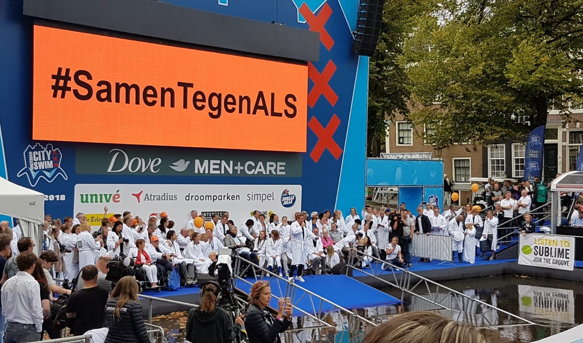 Samen tegen ALS in Amsterdam.