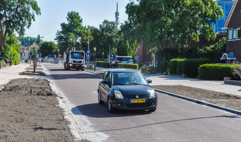 Smallere rijbaan en geen fietsstrook meer.