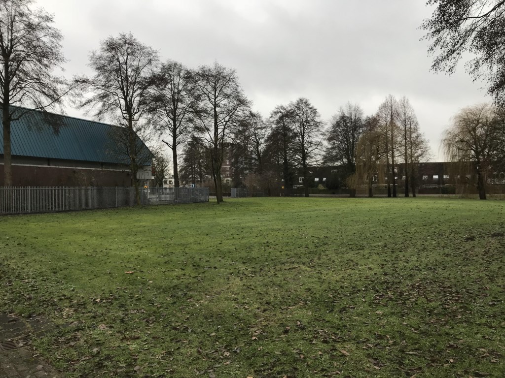 De beoogde plek voor de middelbare school in Diemen-Zuid.