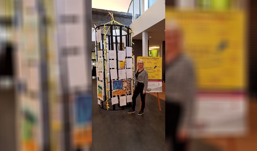 Kunstenares Janine Boot en Vriend van Stichting Kunst in Laren.
