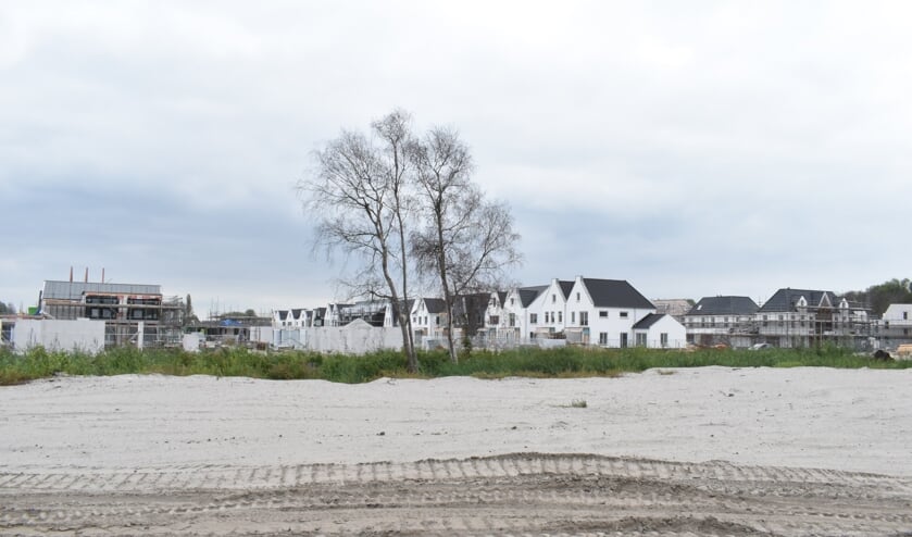 In Muiden wordt flink gebouwd.