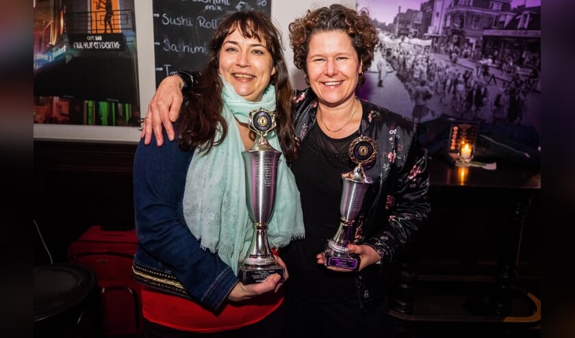De winnaars van vorig jaar: Bianca Verweij en Annette Wolthers.