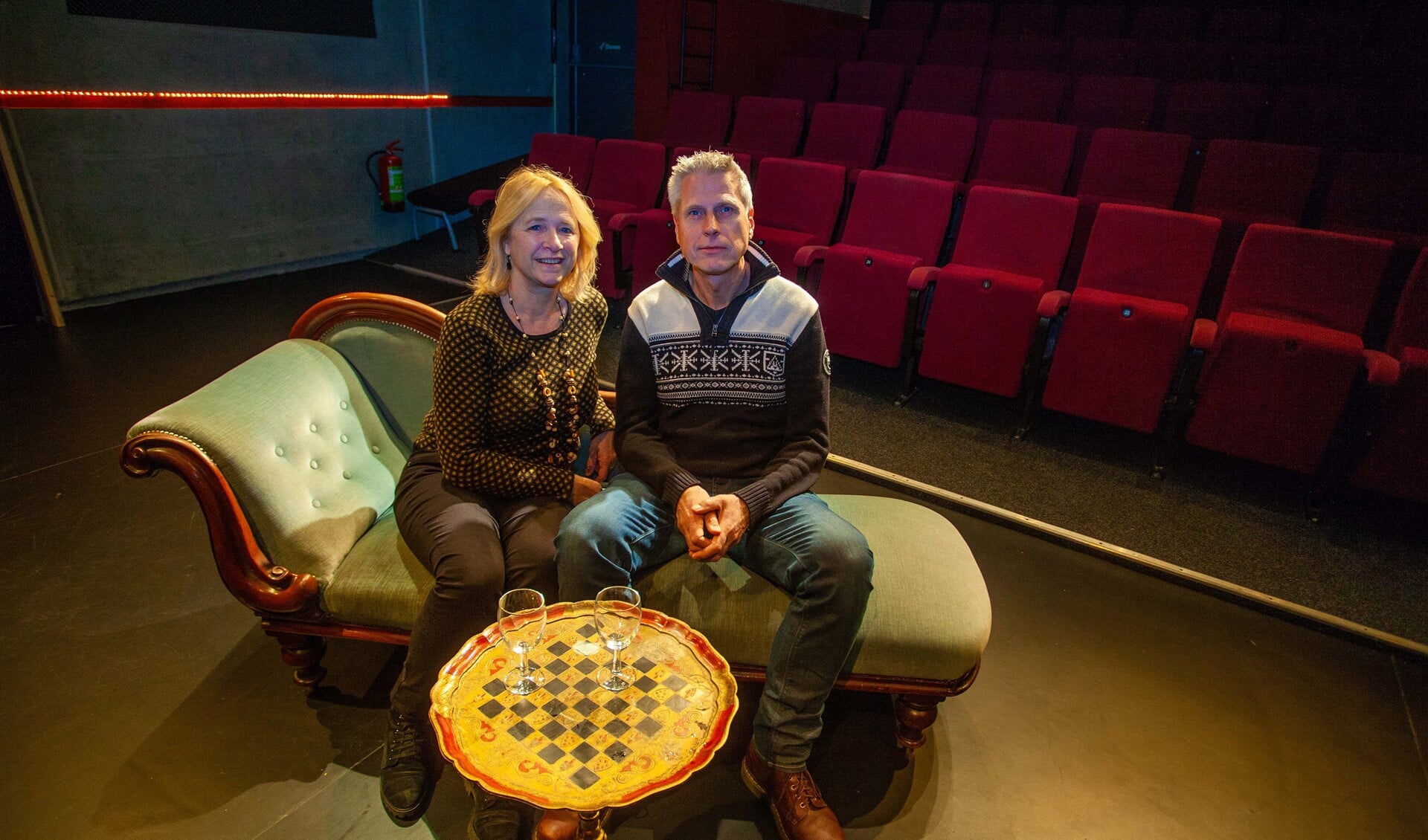 Angelique Scherpenzeel en Ruud Fecken zijn zowel acteur als regisseur bij Deo et Arti