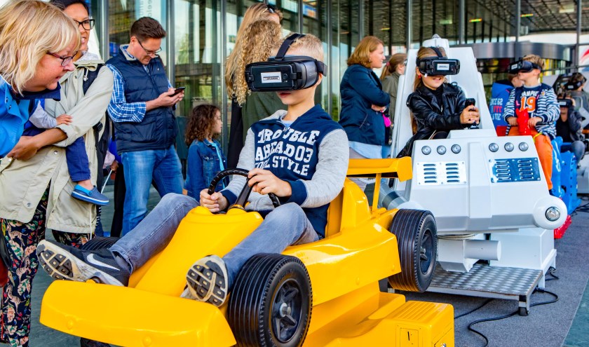 Belangstellenden kunnen kennis maken met virtuele tentoonstellingen.