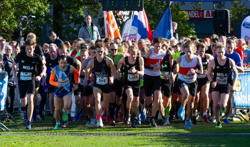 De start van de loop.