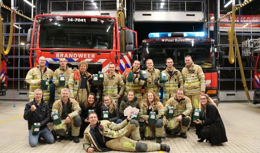 Het team van collectanten.