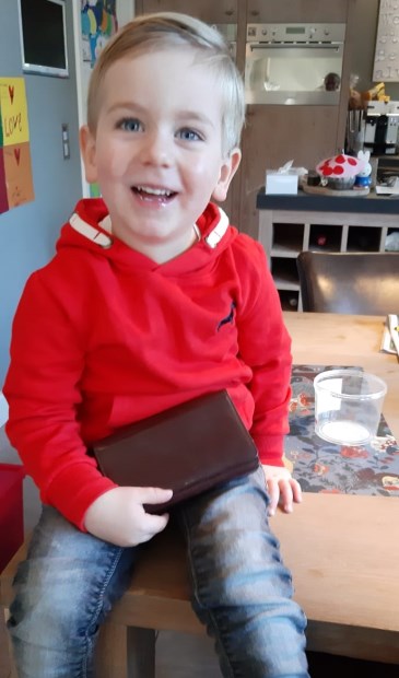 Melz is weer dolblij.