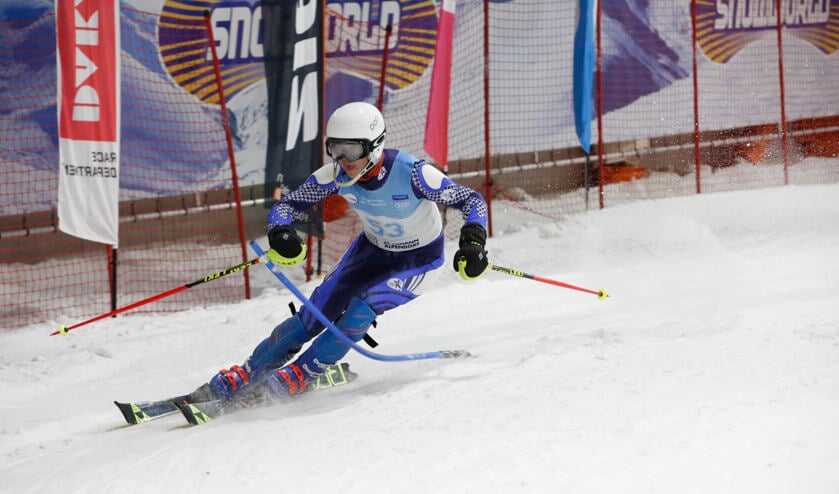 Jesse Vos in actie.