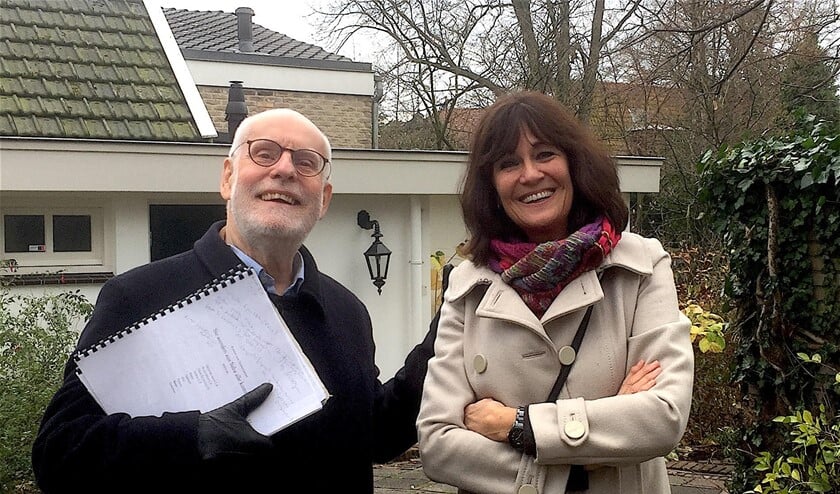 Dirigent Ton Koopman en Mariëtte Nieuwboer van de Stichting Laren Klassiek.