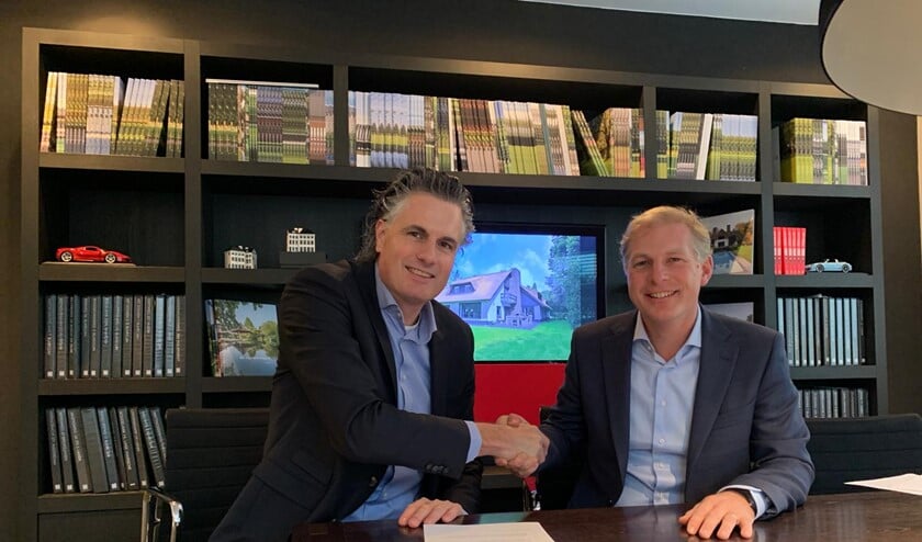 Daan van der Meulen (l) en Patrick Steenstra Toussaint.