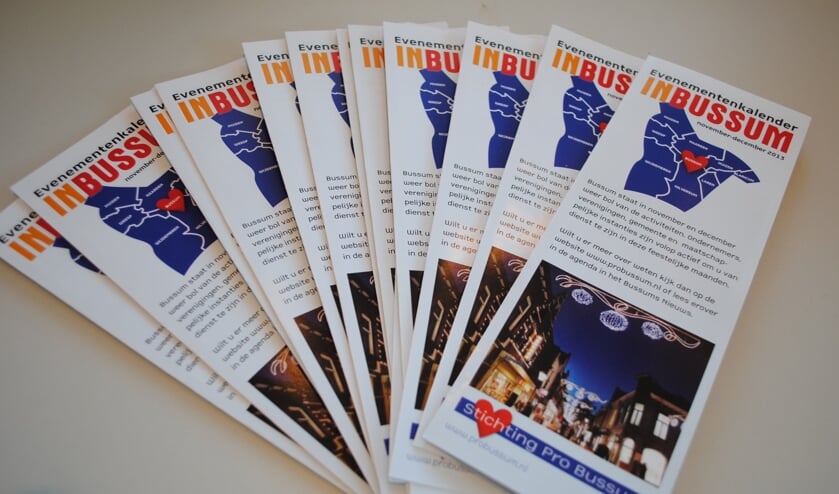 De Evenementenkalender was een van de projecten van ProBussum.