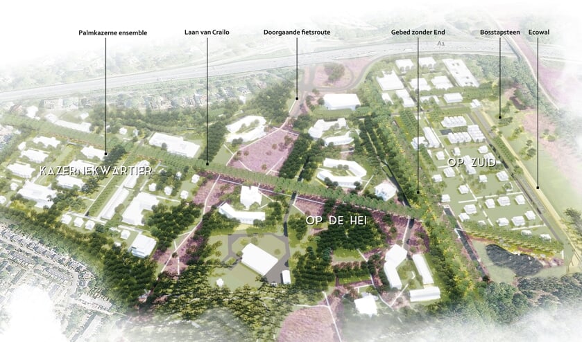 <p>Impressie van de nieuwe woonwijk Crailo.</p>