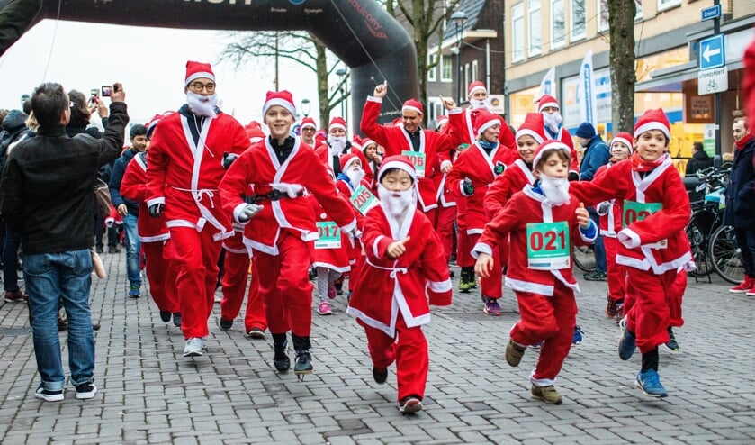 De Santa Run vorig jaar.