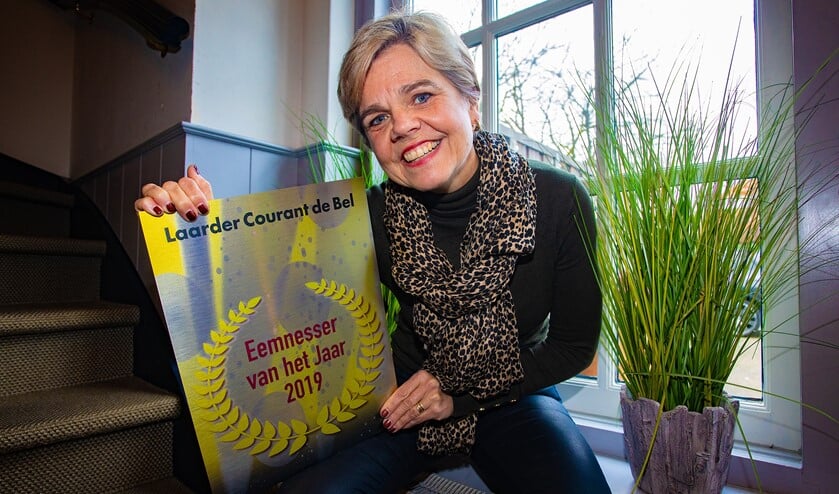 Belinda Huiden-Lammers is dolblij met de onderscheiding.