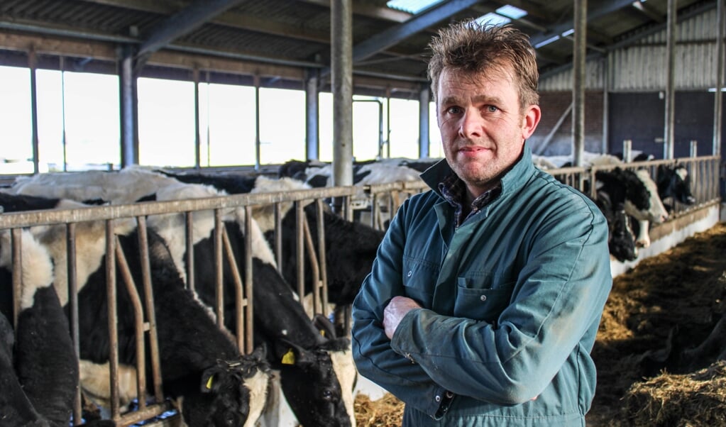 Peter Hooijer hoopt dat hij in de toekomst weer meer koeien in de stal heeft.