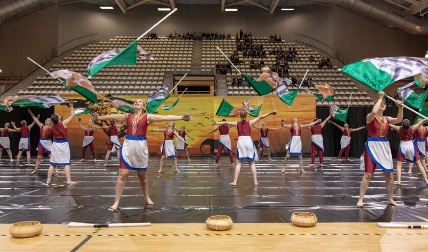 The Pride A werd eerste in de prelims en tweede in de finals met hun show Ubuntu.