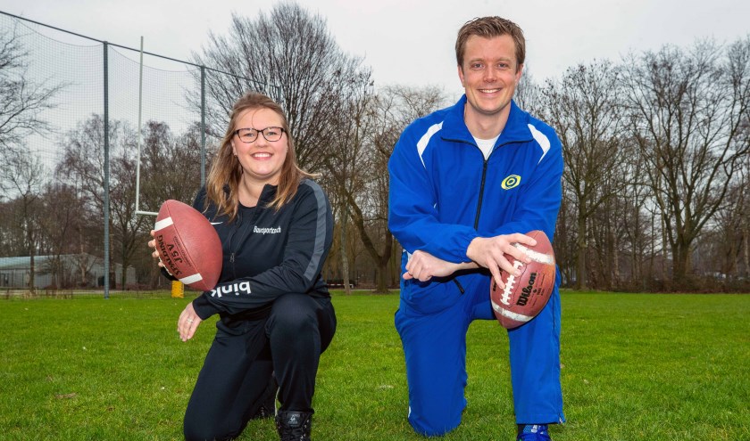 Femke van Tongeren Ferwerda en Maurice Tielen starten een beweegproject bij Hurricanes.