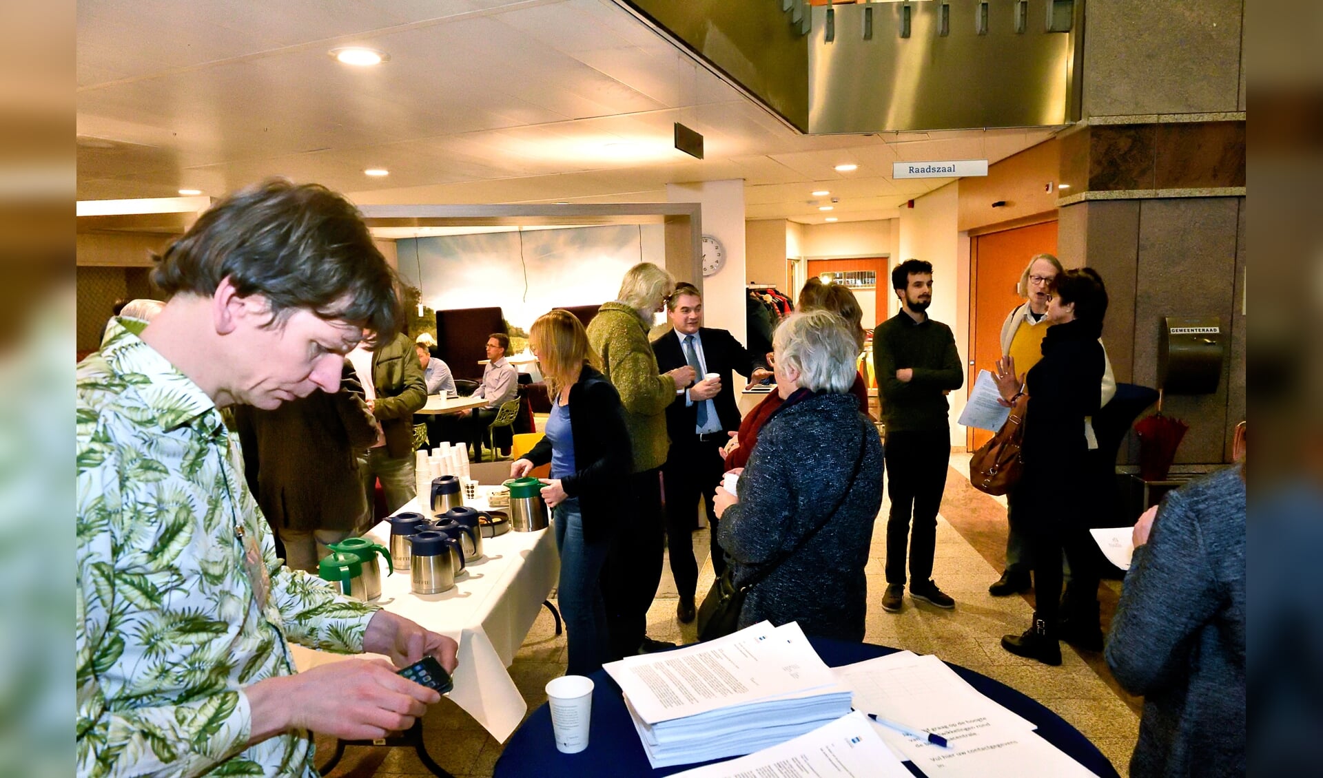 Discussie in gemeentehuis Diemen over biomassacentrale in de achtertuin. Foto: Trudy Kroese