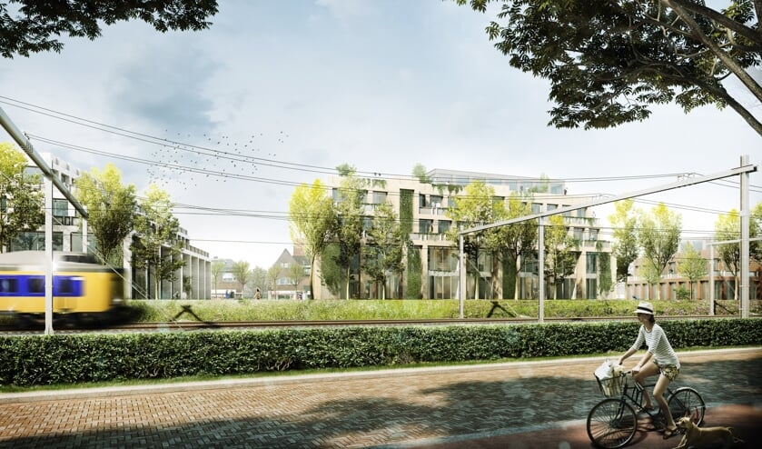 Het zicht vanaf de Noorderweg naar het centrum