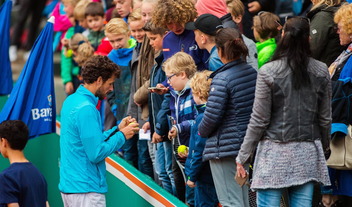 Robin Haase werd gezien als een uitstekende ambassadeur van het toernooi.
