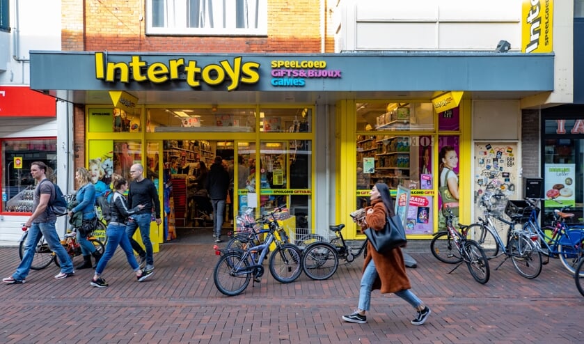 De winkel aan de Leeuwenstraat.