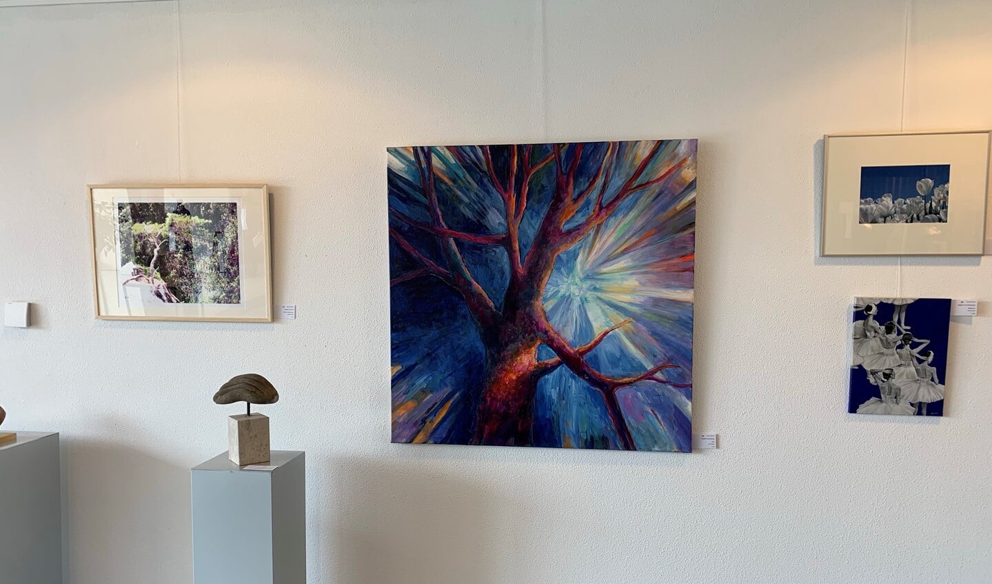 Werk van deelnemers aan de expositie.