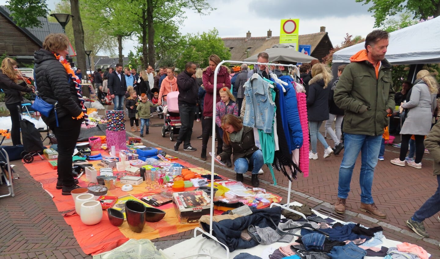 De Kindervrijmarkt maakt traditioneel deel uit van Koningsdag in Huizen.