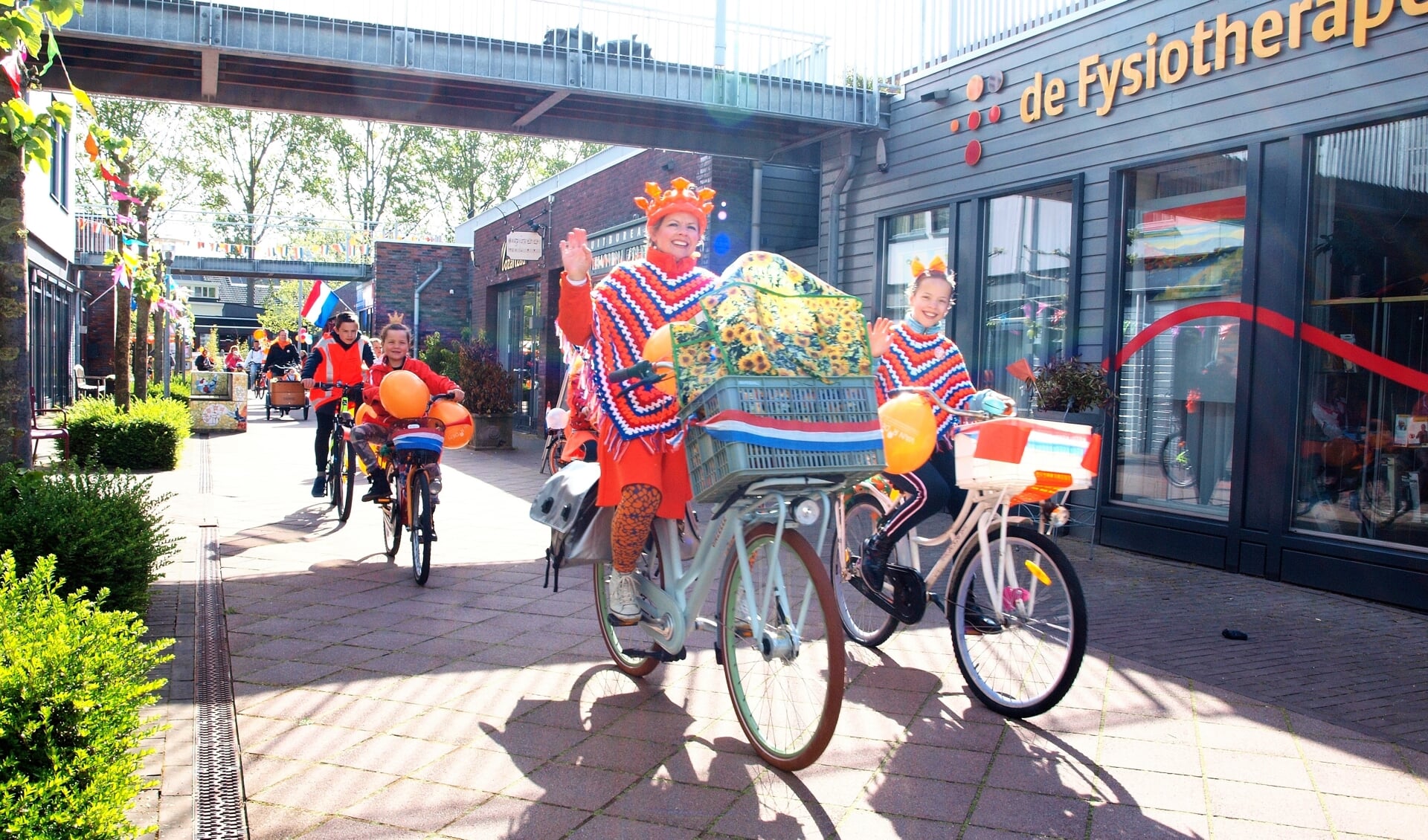 Archief foto van Gerda de Weerdt, voorzitter van de Oranjevereniging.