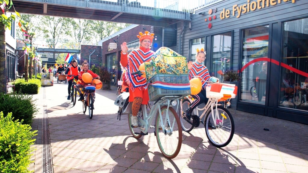 De fietsoptocht is toegevoegd aan het programma van Koningsdag.