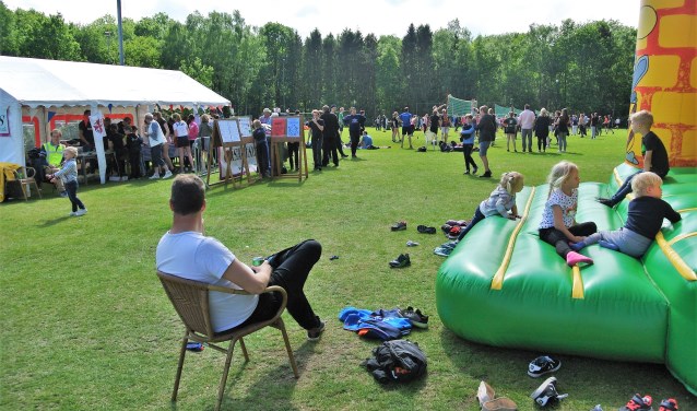 Altijd druk en gezellig tijdens het Smashers-toernooi.