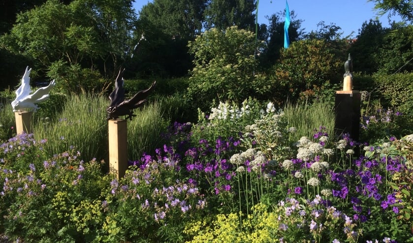 De Theetuin is een zeer groene tuin. De gemeente ziet graag dat vel meer tuinen groener worden.