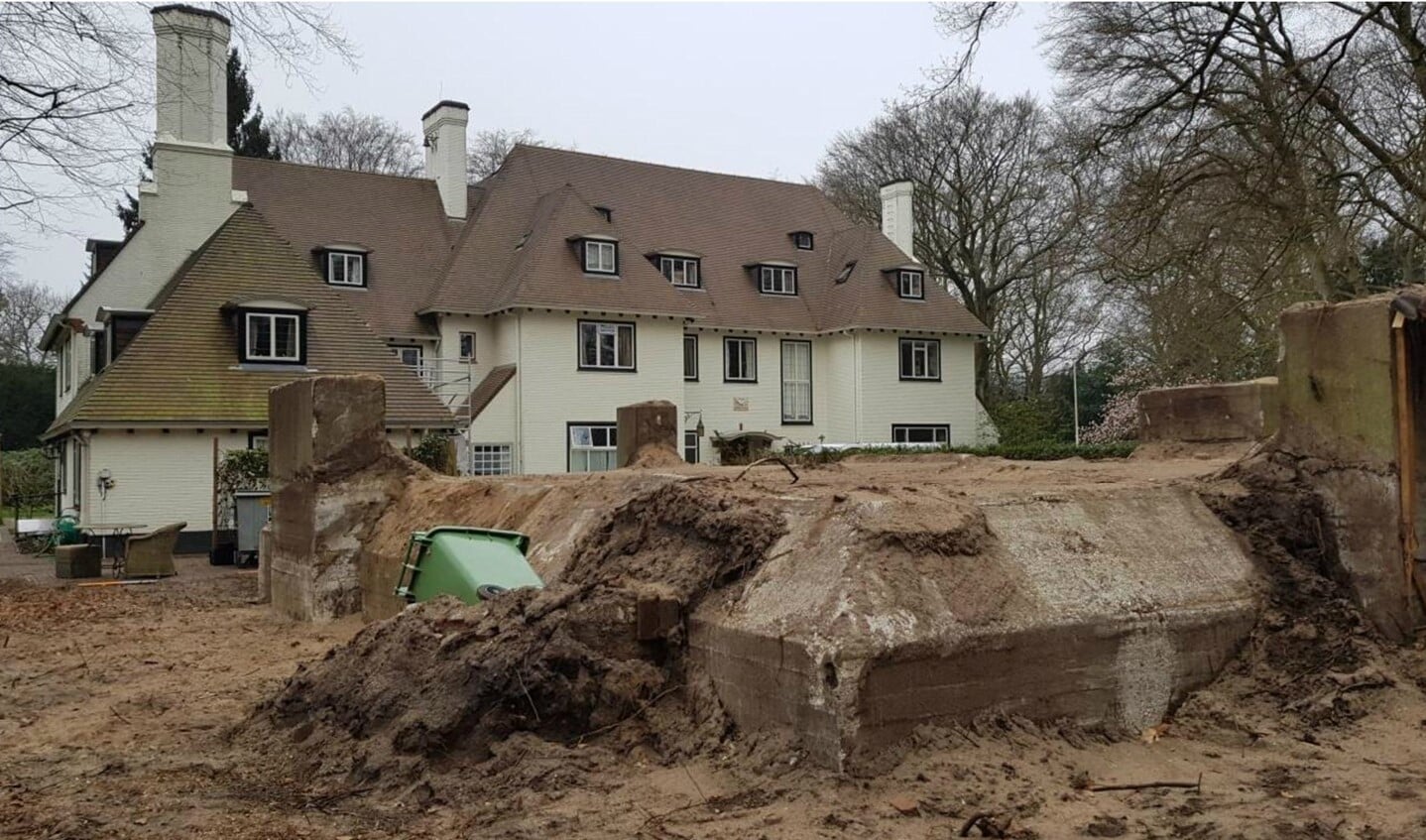 Ook de bunker bij villa 't Slingerbosch komt in aanmerking voor de subsidie.