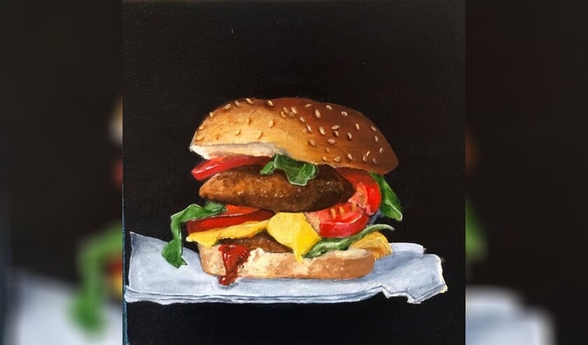 'Broodje hamburger' van Clare Varwick.