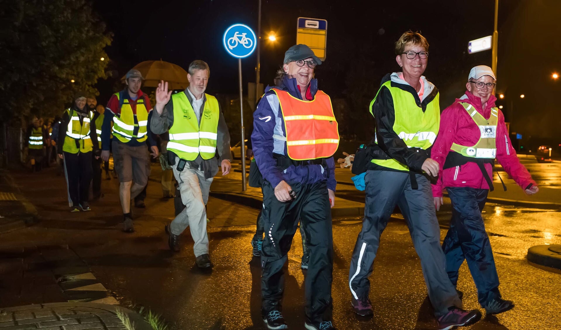 De meeste deelnemers zijn fanatieke wandelaars.