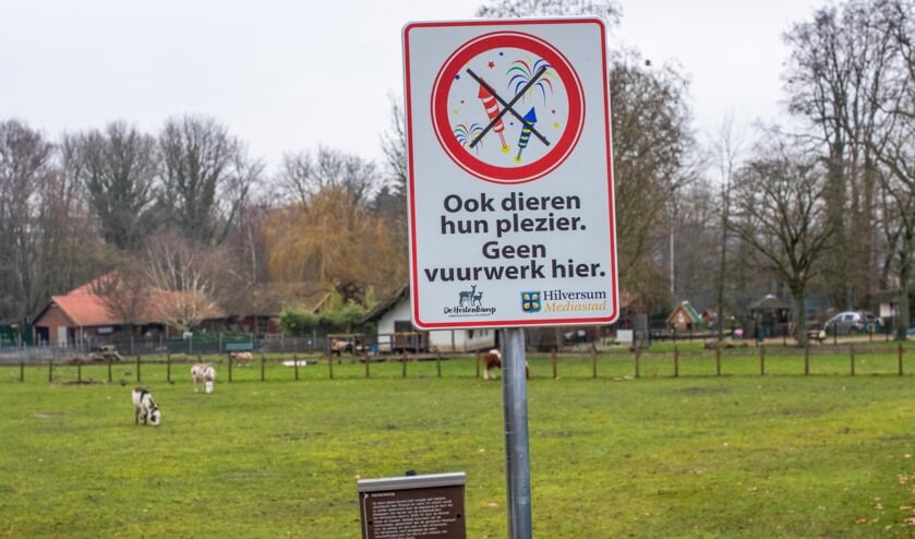 Kinderboerderij de Hertenkamp was vorig jaar al vuurwerkvrij.
