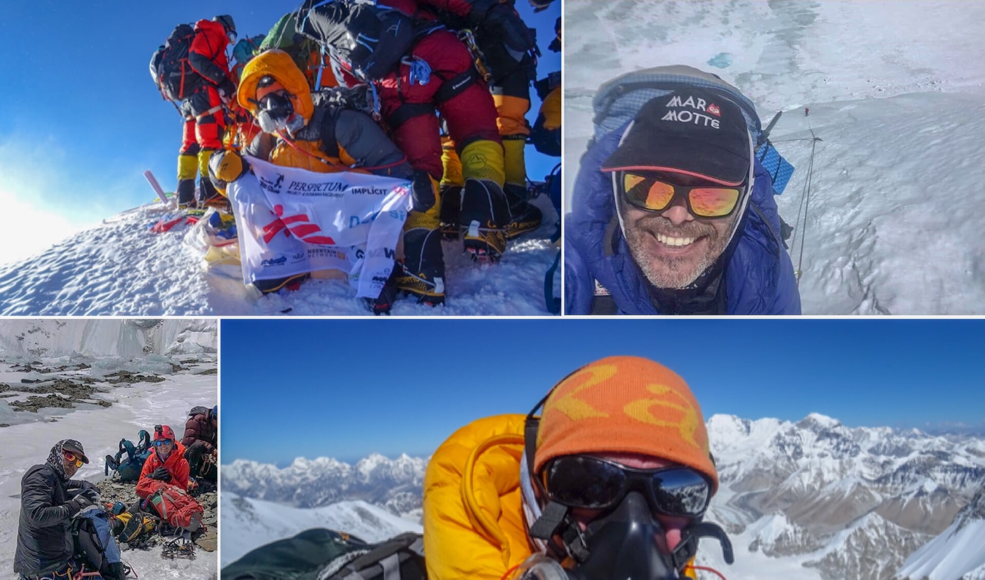 Naarder Wilco Dekker en Bussumer Sander Daems haalden samen de top van de Mount Everest.