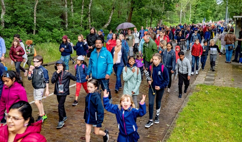 De slotavond van de Avondvierdaagse Hilversum in 2019.