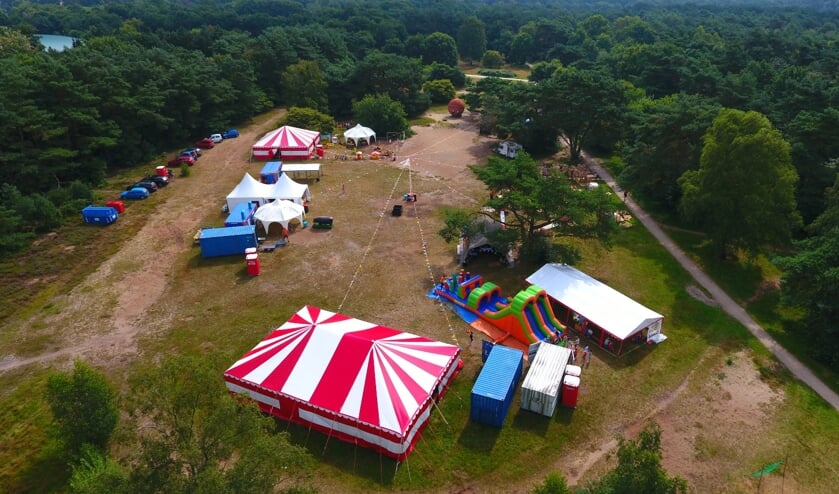 <p>Het Kinderfestival terrein</p>