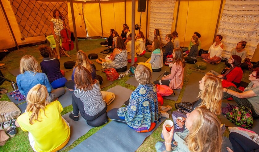 Tijdens één van de workshops op de HSD.