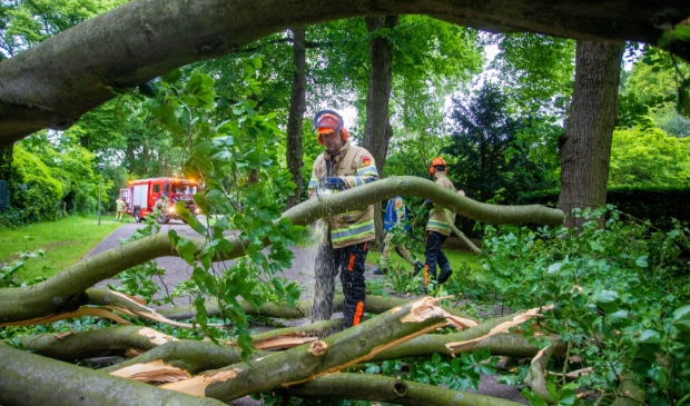 <p>Stormschade veroorzaak wel vaak overlast, maar daar hoeft de brandweer niet altijd met spoed naar toe.</p>