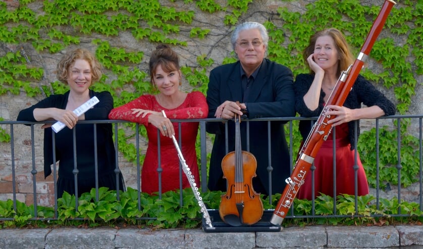 <p>The Amsterdam Consort (fluit Jeannette Landré | fagot Marieke Stordiau | viool, altviool Albert Adams | piano Mariken Zandvliet)</p>